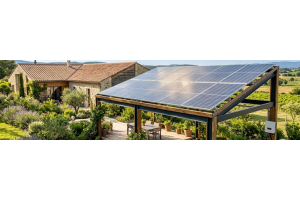 panneau solaire bifacial