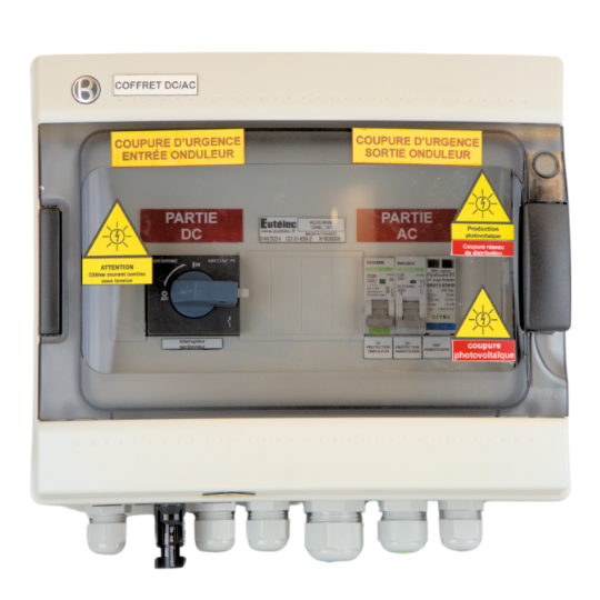 Coffrets de protection combin&eacute;s AC et DC