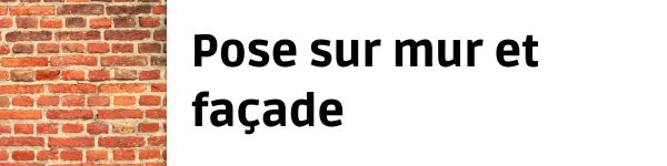 Sur mur et façade
