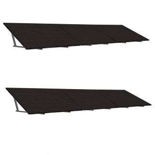Kit Solaire Plug And Play 2550 Wc Longi Back Contact-Pose au sol-2 lignes de 3 panneaux Paysage