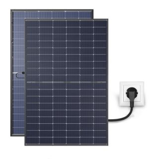 Kit Solaire Plug And Play 870 Wc Bifacial - Fixations au choix-Sans fixations
