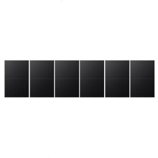 Kit Solaire Autoconsommation 2700 Wc - QN Solar + APSystems DS3-Pose au sol-1 ligne de 6 panneaux portrait