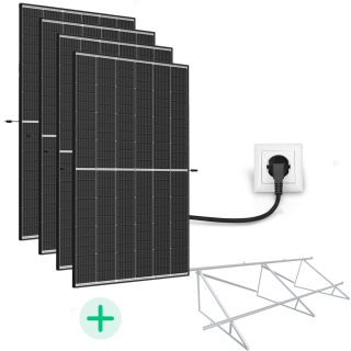Kit Solaire Plug And Play 1800 Wc - Fixations au choix-Pose au sol