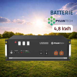 Pylontech - Batterie Lithium US5000 - 4.8kWh - 48V