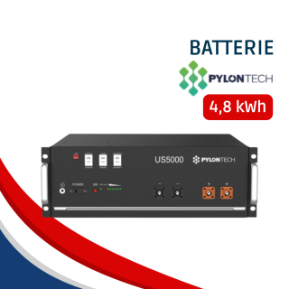 Pylontech - Batterie Lithium US5000 - 4.8kWh - 48V