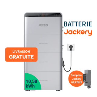 Jackery - Batterie Plug and Play 2500W et 10,08kWh