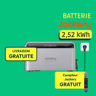 Jackery - Batterie Plug and Play 2500W et 2,52kWh