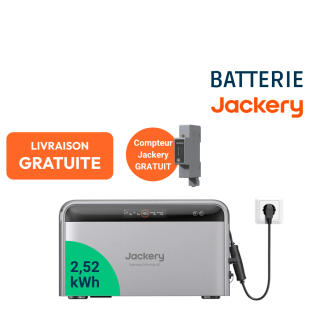 Jackery - Batterie Plug and Play 2500W et 2,52kWh