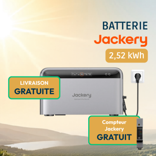Jackery - Batterie Plug and Play 2500W et 2,52kWh