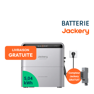 Jackery - Batterie Plug and Play 2500W et 5,04kWh