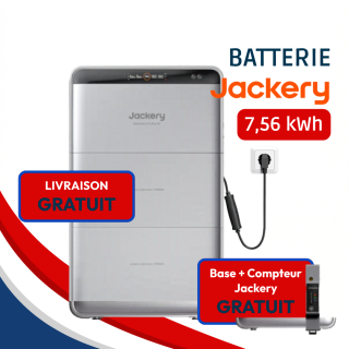 Jackery - Batterie Plug and Play 2500W et 7,56kWh