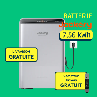 Jackery - Batterie Plug and Play 2500W et 7,56kWh