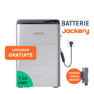 Jackery - Batterie Plug and Play 2500W et 7,56kWh