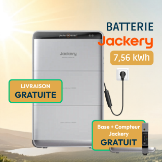 Jackery - Batterie Plug and Play 2500W et 7,56kWh