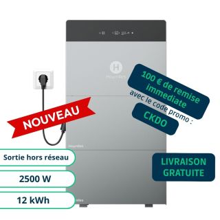 Hoymiles HiBattery 4020 AC + 2x 4020 S Batterie Plug And Play 12kWh et 2500W