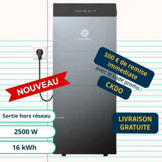 Hoymiles HiBattery 4020 AC + 3x 4020 S Batterie Plug And Play 16kWh et 2500W
