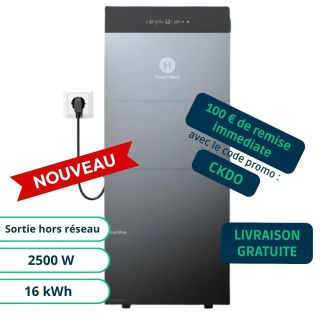 Hoymiles HiBattery 4020 AC + 3x 4020 S Batterie Plug And Play 16kWh et 2500W