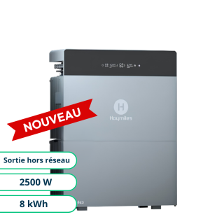 Hoymiles HiBattery 4020 AC + 4020 S - Batterie Plug And Play 8kWh et 2500W