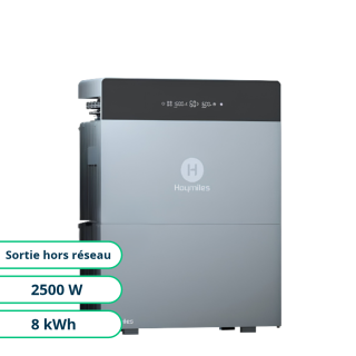 Hoymiles HiBattery 4020 AC + 4020 S - Batterie Plug And Play 8kWh et 2500W