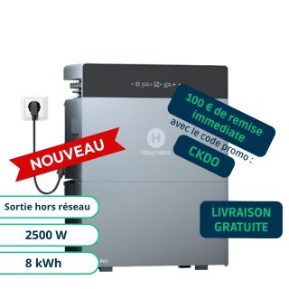 Hoymiles HiBattery 4020 AC + 4020 S Batterie Plug And Play 8kWh et 2500W