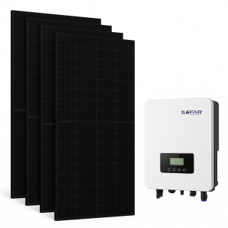 Kit solaire 3000 Wc Full Black Bisol Sofar - Fixations au choix