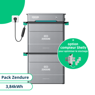 Pack Zendure Stockage Plug And Play 3,84kWh