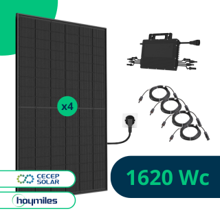 Kit Solaire Plug And Play 1620 Wc Full Black