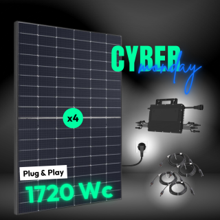 Kit Solaire Plug and Play 1720 Wc Denim, Hoymiles