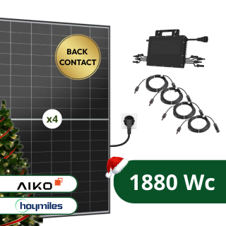 Kit Solaire Plug and Play 1880 Wc - Back Contact - Aiko, Hoymiles