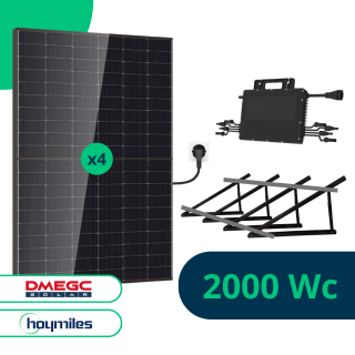 Kit Solaire Plug And Play 2000 Wc avec Support au Sol inclus