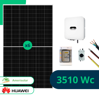 Kit Solaire 3510 Wc Amerisolar Huawei