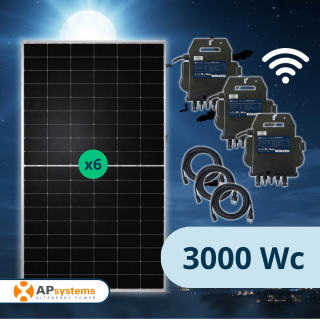 Kit Solaire Plug and Play 3000 Wc Bifacial APSystems