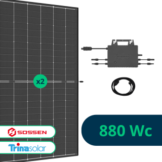 Kit Solaire Plug and Play 880 Wc Trina Solar, SOSSEN