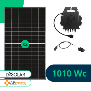 Kit solaire 1000 Wc DAS Solar APSystems DS3 - à brancher sur prise