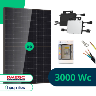 Kit Solaire Autoconsommation 3000 Wc, Biverre Bifacial, Hoymiles