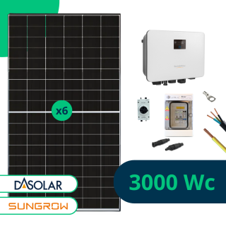 Kit solaire 3000Wc - DAS Solar, Sungrow