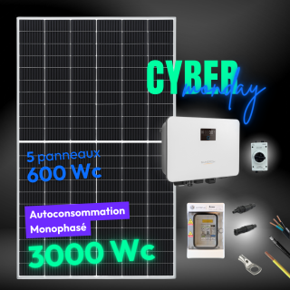Kit solaire 3000Wc  • Biverre Bifacial • Trina Solar Sungrow