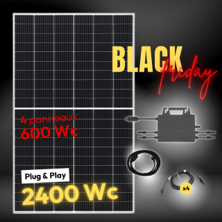 Kit Solaire Plug and Play 2400 Wc TRINA SOLAR, SOSSEN