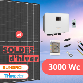 Kit Solaire Autoconsommation 3000 Wc • Trina Solar Sungrow