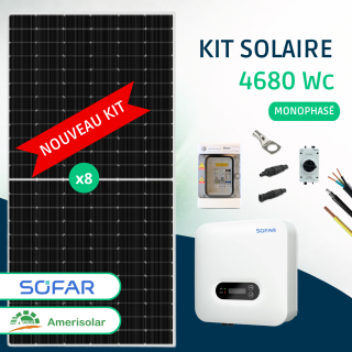 Kit Solaire Autoconsommation 4680 Wc &bull; Amerisolar Sofar