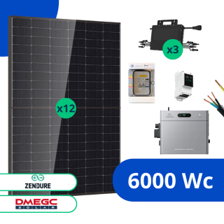 Kit Solaire Anti-Coupure 6000 Wc avec Stockage Zendure 2,4 kWh