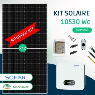 Kit Solaire Autoconsommation 10530 Wc &bull; Amerisolar Sofar