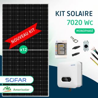 Kit Solaire Autoconsommation 7020 Wc &bull; Amerisolar Sofar