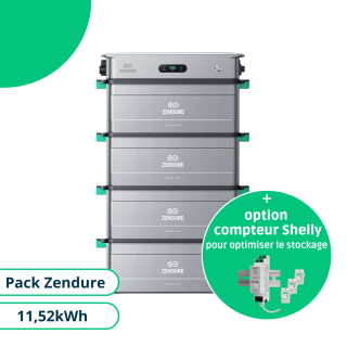 Pack Zendure SolarFlow Stockage Plug and Play 11,52kWh