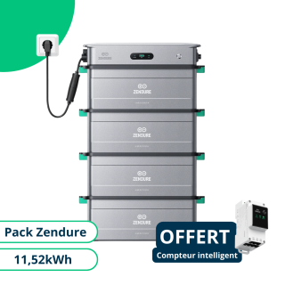 Pack Zendure SolarFlow Stockage Plug and Play 11,52kWh