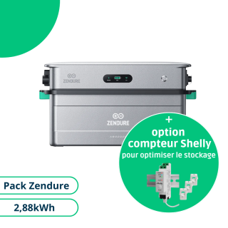 Kit stockage Zendure SolarFlow 2400 AC + AB3000X 288kWh