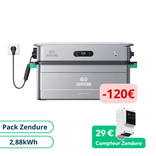 Pack Zendure SolarFlow Stockage Plug and Play 2,88kWh