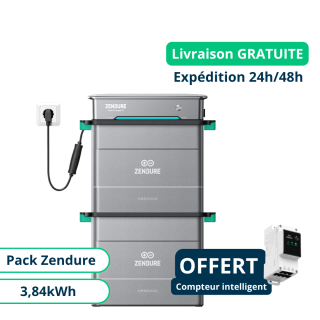 Pack Zendure Stockage Plug And Play 3,84kWh