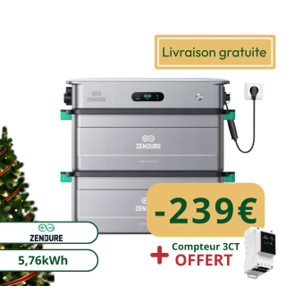 Pack Zendure SolarFlow Stockage Plug and Play 5,76kWh