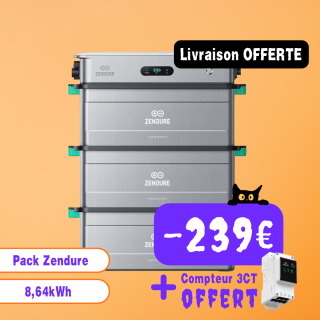 Pack Zendure SolarFlow Stockage Plug and Play 8,64kWh